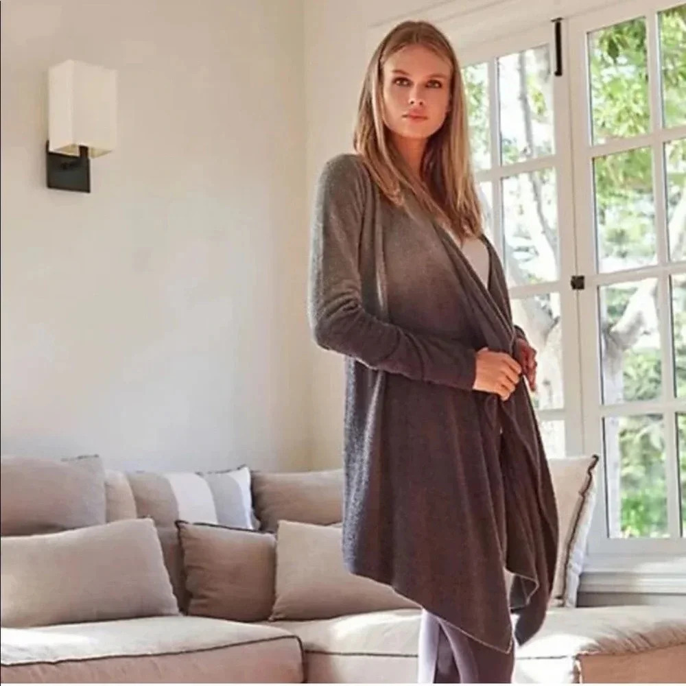 Barefoot Dreams Cozy Bamboo Chic Lite Ombré Cardigan Size Small Medium
